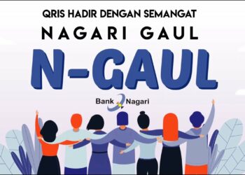 Poster QRIS Nagari Gaul. (Foto: banknagari.co.id)