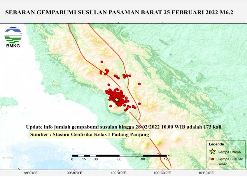 Berita Gempa Pasaman Barat terbaru dan terkini hari ini: BMKG mencatat, gempa susulan di Pasaman Barat sudah mulai melandai.