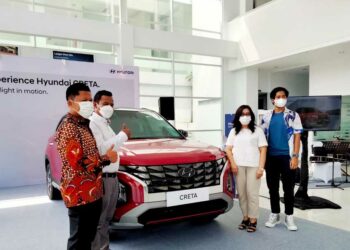 Berita Sumbar terbaru dan terkini hari ini: SUV Hyundai Creta resmi mengaspal di Kota Padang, Sumatra Barat (Sumbar), Kamis (3/2/2022).