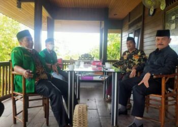 Berita Sumbar terbaru dan terkini hari ini: Ketua PW GP Ansor Sumbar Rahmat Tengku Sulaiman menemui Ketua Umum LKAAM Fauzi Bahar.