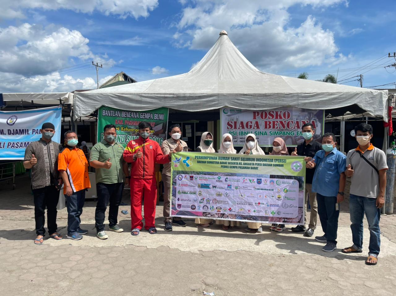 PERSI Sumbar Buka Posko Pelayanan Kesehatan untuk Penyintas Gempa