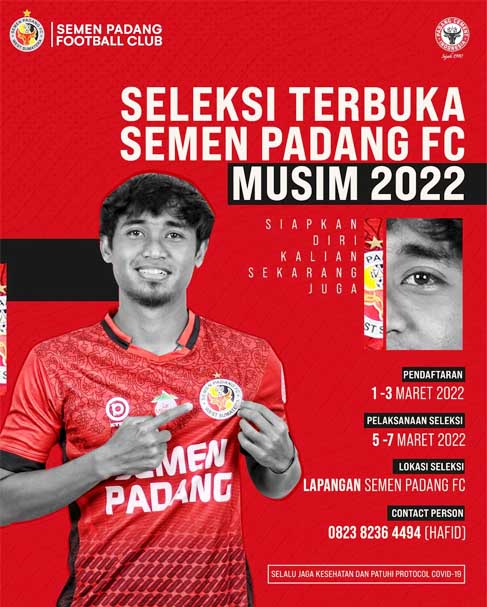 Berita Padang - berita Sumbar terbaru dan terkini hari ini: Seleksi terbuka Semen Padang berlangsung pada 5-7 Maret 2022 di Indarung.