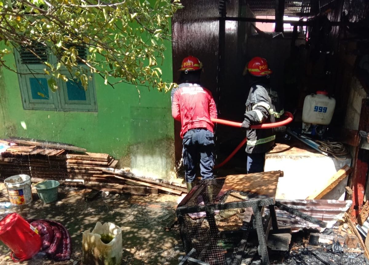 Berita Padang - berita Sumbar terbaru dan terkini hari ini: Kebakaran menghanguskan rumah seorang perempuan lanjut usia di Kota Padang.