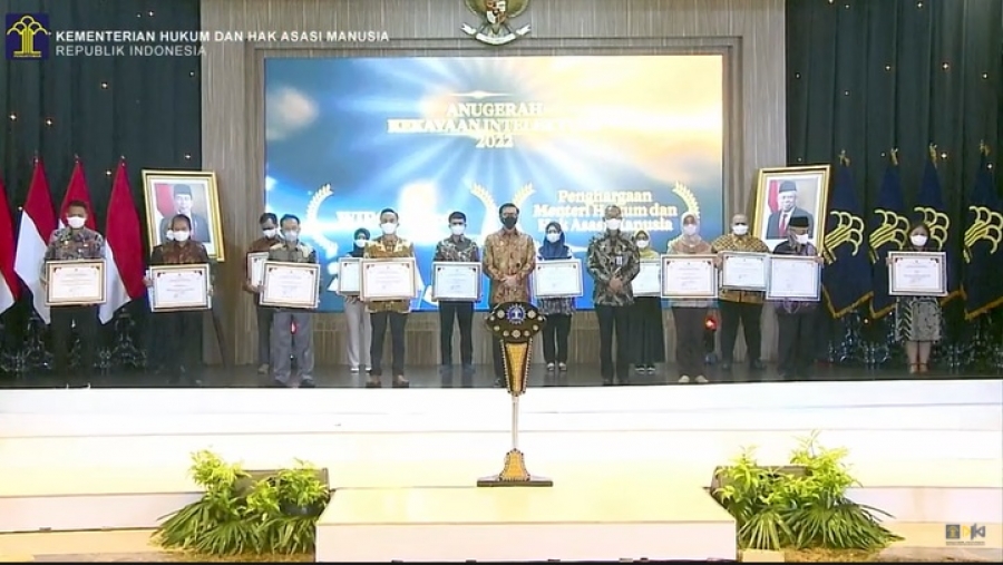 Capai 780 dalam 2 Tahun, Unand Raih Penghargaan Paten dan Desain Industri Terbanyak