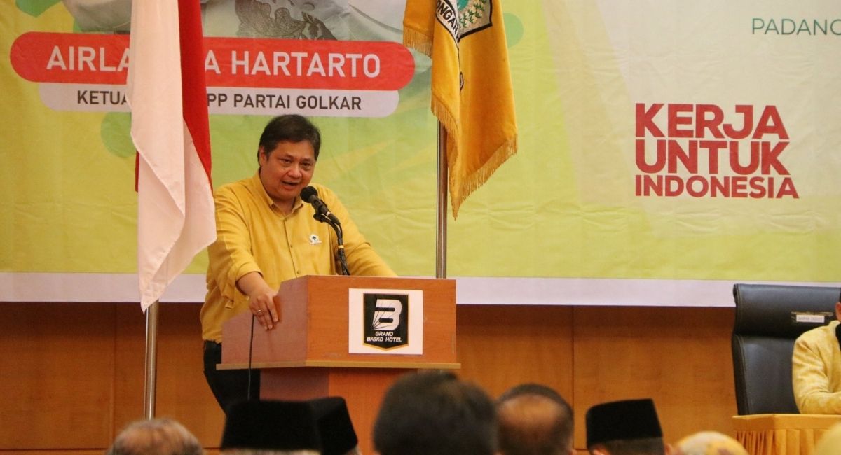 Airlangga Hartarto: 2024, Rebut Kembali Kemenangan Golkar di Sumbar