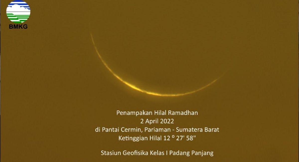 BMKG: Hilal Terlihat Jelas di 10 Lokasi, Salah Satunya di Sumbar