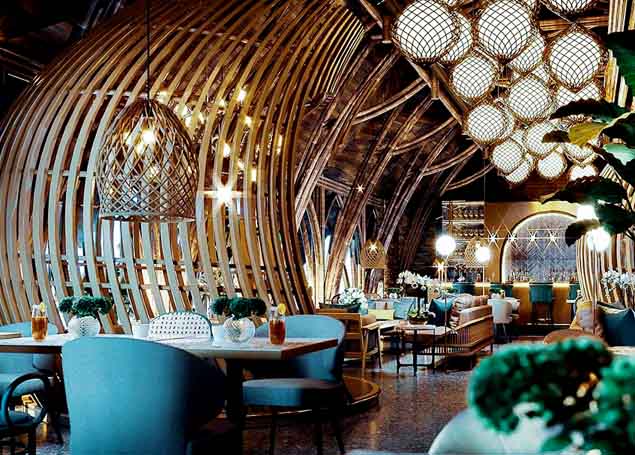 Berita Padang - berita Sumbar terbaru dan terkini hari ini: Ini desain interior dan eksterior Marawa Beach Club milik Raffi Ahmad di Padang.