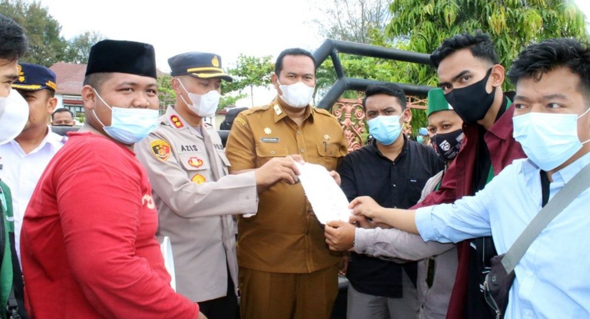 Berlangsung Tertib, Sekdako Apresiasi Aksi colabORASI Mahasiswa dan Pemuda Piaman