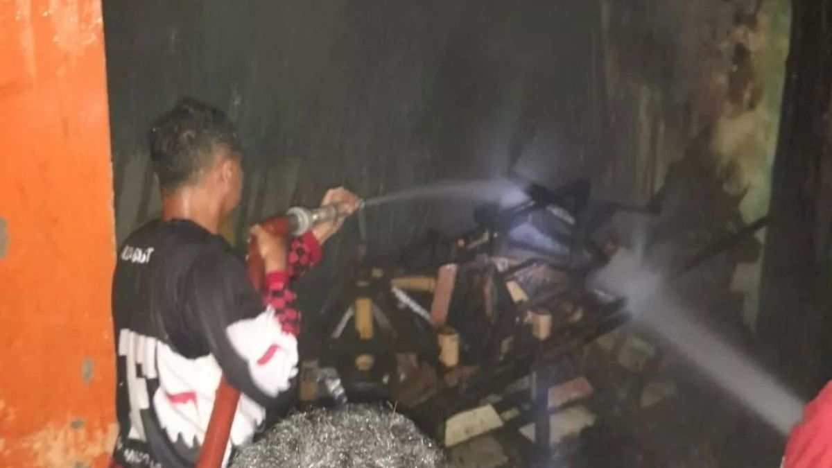 Kebakaran Pasar Ibuh Payakumbuh, 2 Kios Ludes Dilalap Api