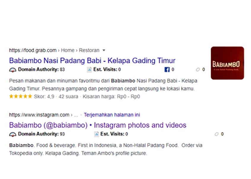 Langgam.id - Sebuah restoran menjual masakan dengan olahan daging babi, dan mengeklaim nama dengan nama Restoran Padang.