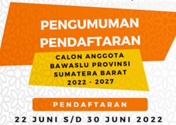 Langgam.id - Tim seleksi Bawaslu membuka peluang untuk masyarakat yang ingin mengabdi sebagai penyelenggara Pemilu periode 2022-2027.