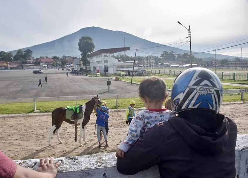 Berita Padang Panjang - berita Sumbar terbaru dan terkini hari ini: Sejumlah kuda pacu sudah mulai berdatangan ke Bancalaweh, Padang Panjang.
