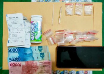 Langgam.id - Tiga warga Kabupaten Solok Selatan (Solsel) diringkus polisi karena kedapatan memiliki Narkotika jenis Sabu.