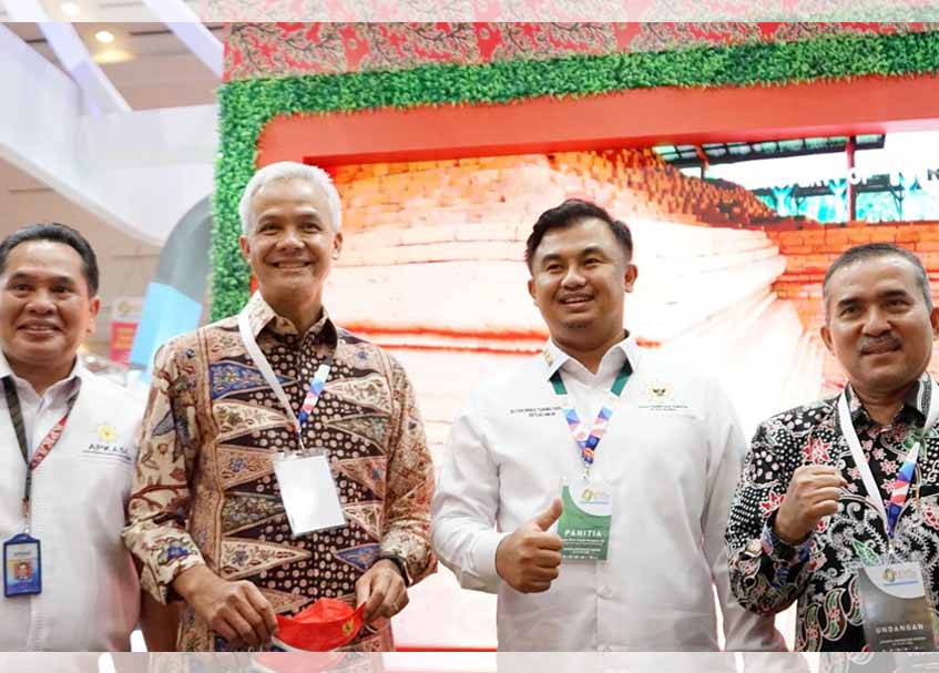 Langgam.id - Kabupaten Dharmasraya berhasil meraih prestasi sebagai stand terbaik Kategori Special Desain dalam Apkasi Otonomi Expo (AOE).