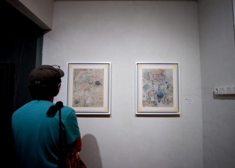 Perupa Jumaldi Alfi kembali menggelar pameran karyanya di Kiniko Art Room, SaRang Building, Yogyakarta dari 19 Juli hingga 2 Agustus 2022.