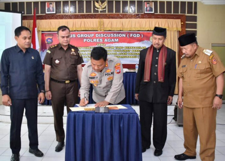 Langgam.id - Polres Kabupaten Agam, Sumatra Barat (Sumbar) terus berupaya mengotimalkan penerapan Restoratif Justice dalam penegakkan hukum.