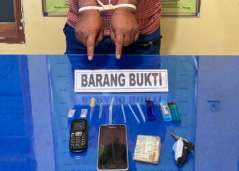 Barang bukti kasus sabu. (Foto: Polres Padang Panjang/https://tribratanews.sumbar.polri.go.id/)