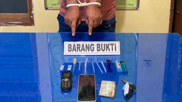 Barang bukti kasus sabu. (Foto: Polres Padang Panjang/https://tribratanews.sumbar.polri.go.id/)