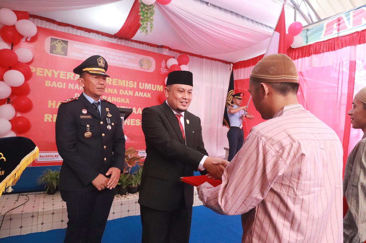 135 Warga Binaan Lapas Kelas II B Payakumbuh Terima Remisi di Momen HUT RI