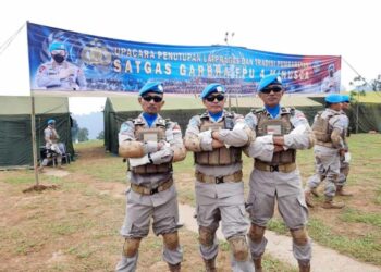 Langgam.id - Sebanyak tiga personel Polda Sumbar dipercaya untuk bergabung sebagai pasukan perdamaian PBB Minusca 4.