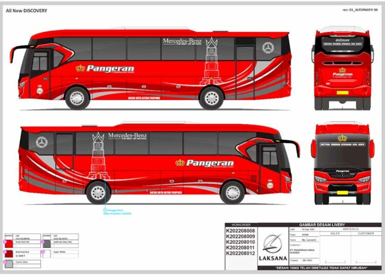 5 Unit Big Bus Pangeran Segera Hadir: Pakai Bodi Legacy SR3, Kapasitas ...