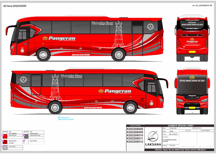 5 Unit Big Bus Pangeran Segera Hadir: Pakai Bodi Legacy SR3, Kapasitas ...