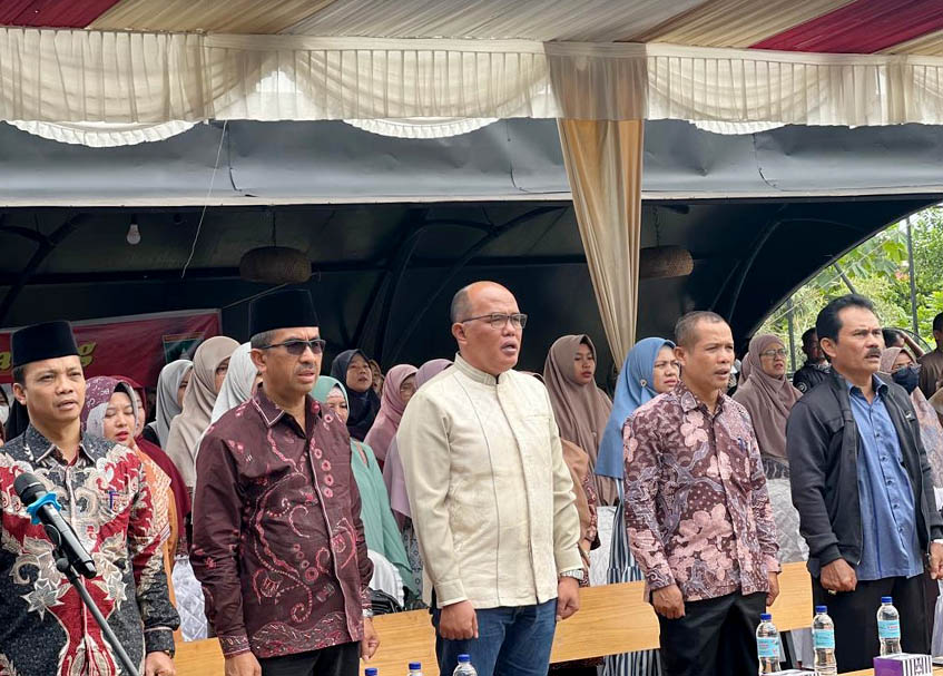 Ketua DPRD Sumbar, Supardi sosialisasikan Perda Nomor: 2 tahun 2019 tentang Penyelenggaraan Pendidikan di Payakumbuh. [Foto: Dok. DPRD Sumbar]
