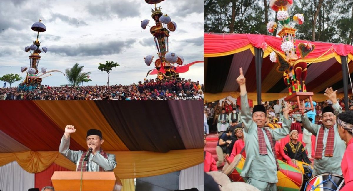 250 Ribu Pengunjung Saksikan Puncak Pesona Hoyak Tabuik Budaya Piaman 2022