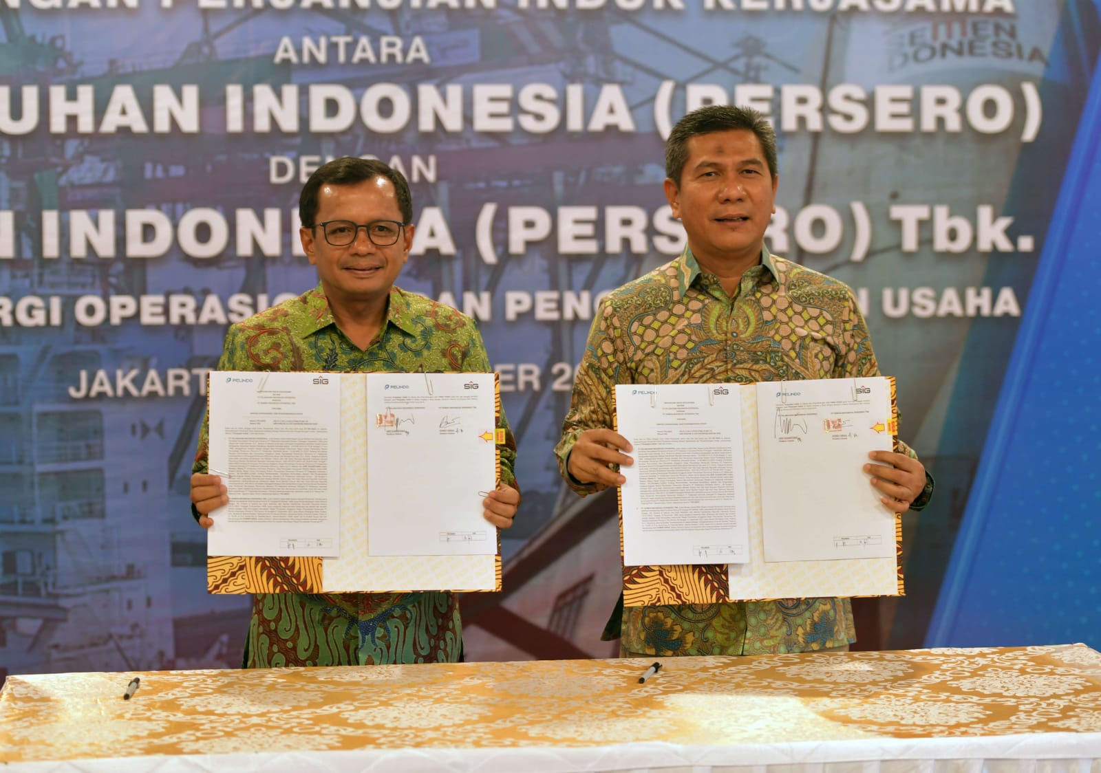 Semen Indonesia dan Pelindo Perkuat Sinergi Operasional dan Pengembangan Usaha