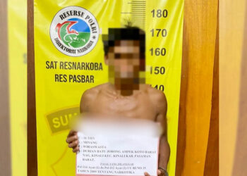Langgam.id - Seorang pria berinisial AA (36) diringkus jajaran Satres Narkoba Polres Pasbar karena diduga mengedar Narkotika jenis Sabu.
