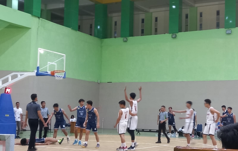 Pomnas 2022: Cabang Basket Putra, Aceh Kandaskan Jambi 60-54