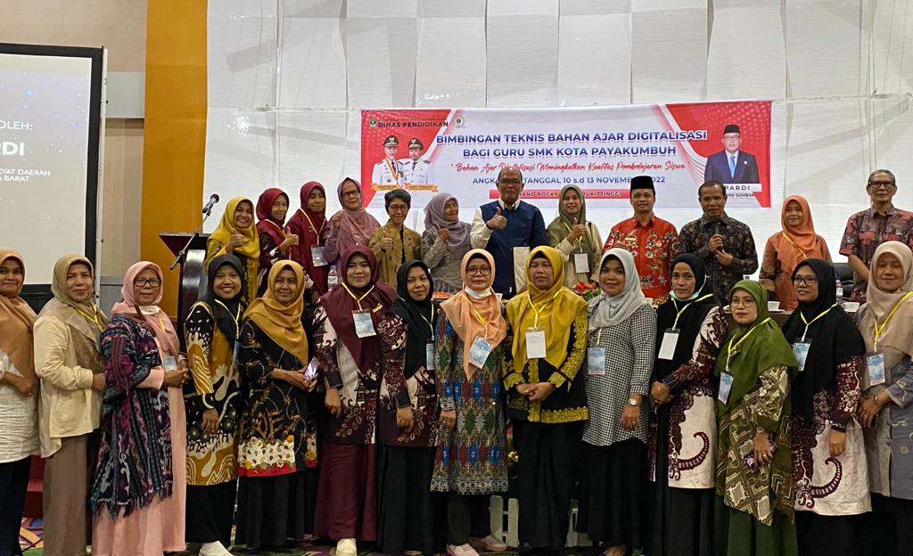 Bimtek Digitalisasi Pendidikan Guru SMK Sudah Diikuti 450 Guru se Payakumbuh