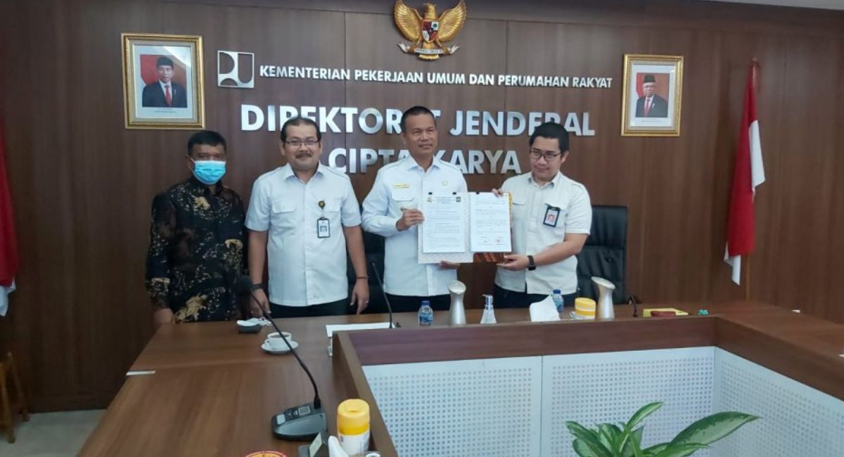 Aset Pasar Rakyat di Pariaman Diserahkan Kementerian PUPR RI