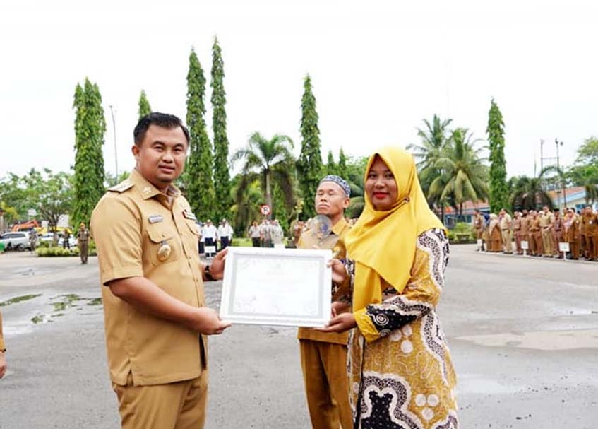 Langgam.id - Bupati Dharmasraya, Sutan Riska Tuanku Kerajaan mengungkapkan keprihatinan terhadap tenaga honorer yang tak kunjung jadi ASN.