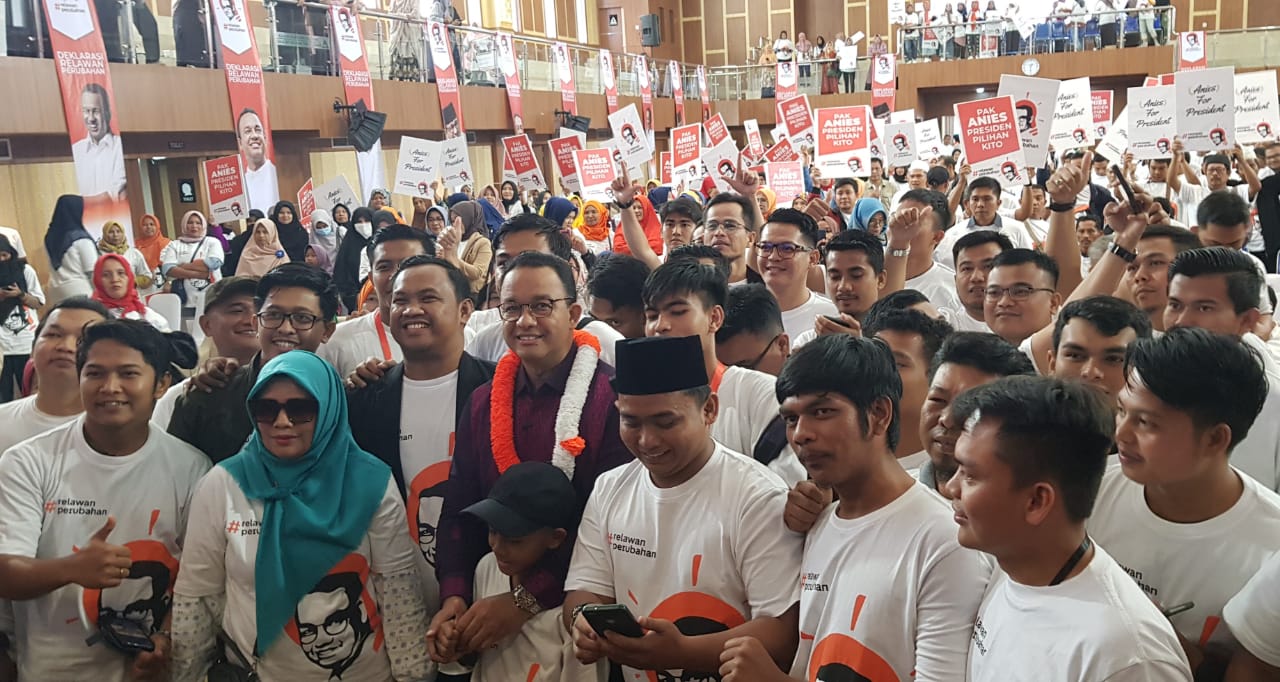 Usung Anies Baswedan, Relawan Perubahan Dideklarasikan di Padang