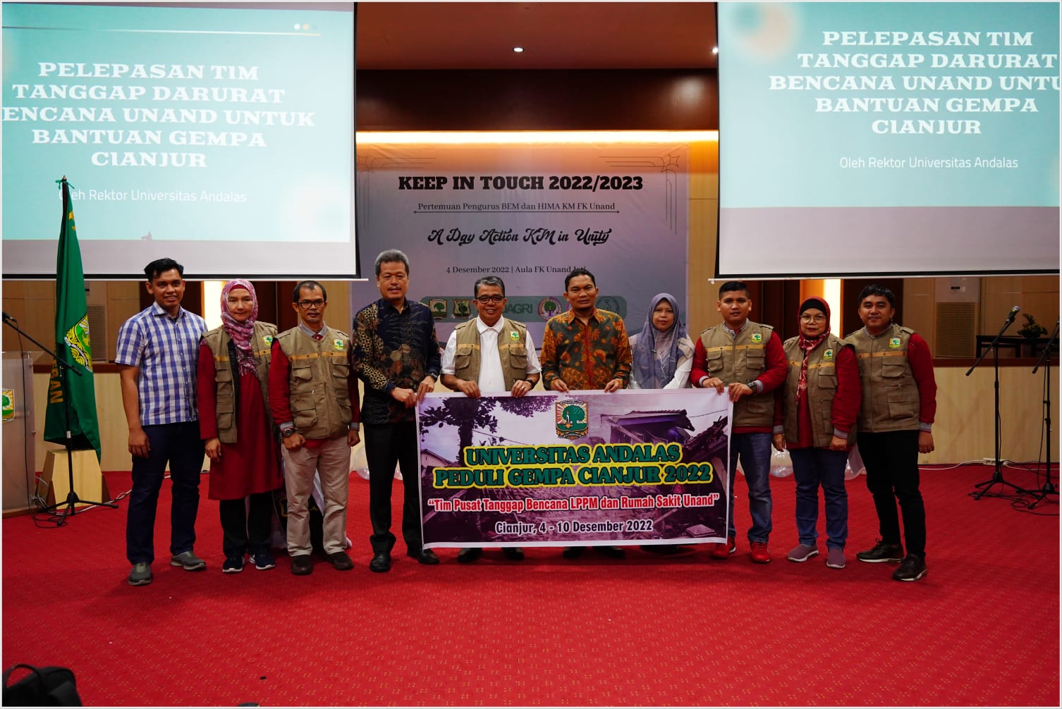 Unand Kirim Tim Tanggap Bencana Bantu Korban Gempa Cianjur