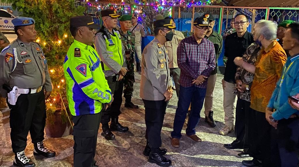 Wako dan Kapolres Tinjau Pengamanan Perayaan Natal di Payakumbuh