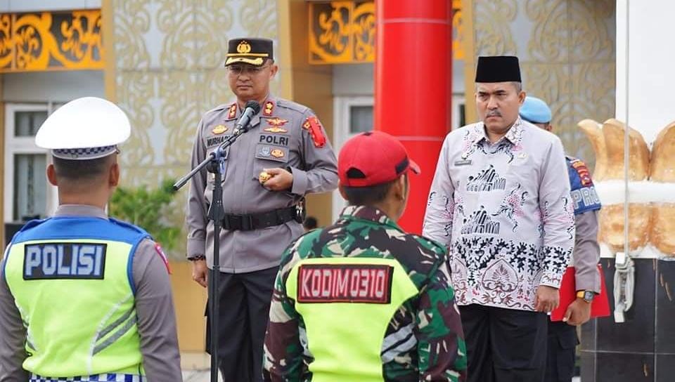 Operasi Lilin Singgalang, Polres Dharmasraya Antisipasi Pengamanan di Lintas Sumatra