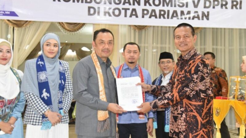 Wako Pariaman Sampaikan Langsung Usulan Pembangunan ke Komisi V DPR RI