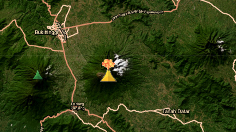 Erupsi Gunung Marapi Semakin Tinggi, Kolom Abu Mencapai 1000 Meter