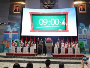 Main Hall BEI Kembali Dibuka untuk Umum, Siswa TK jadi Tamu Pertama