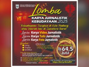 Disbud dan Anggota DPRD Sumbar Gelar Lomba Karya Jurnalistik Kebudayaan Tionghoa