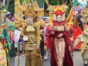 Warna-Warni Pawai Budaya di Dharmasraya