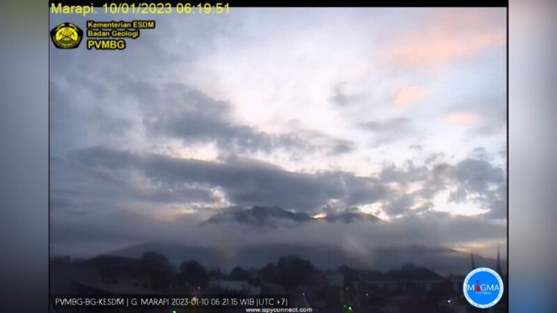Aktivitas Vulkanik Gunung Marapi Berlanjut, Sudah 77 Kali Erupsi