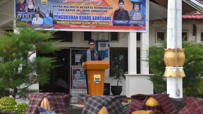 Bundo Kanduang Kecamatan Parsel Dikukuhkan, Begini Pesan Genius Umar