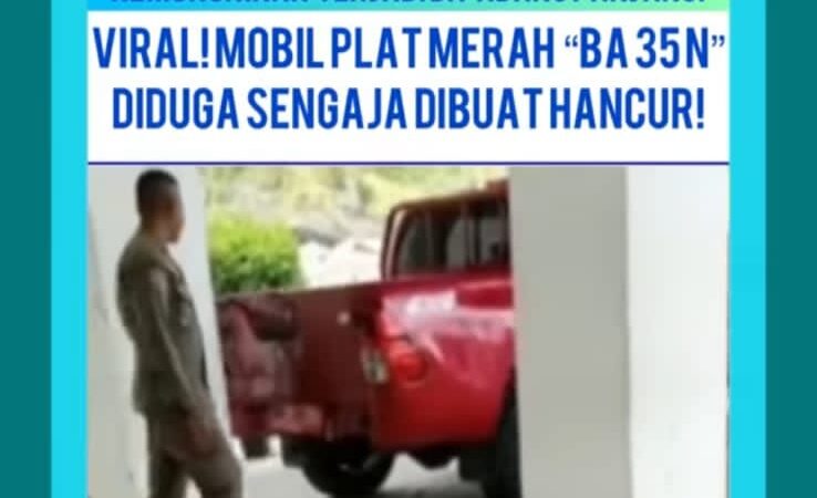 Polisi Sita Mobil Dinas Eks Kepala Satpol PP Padang Panjang yang Dirusak