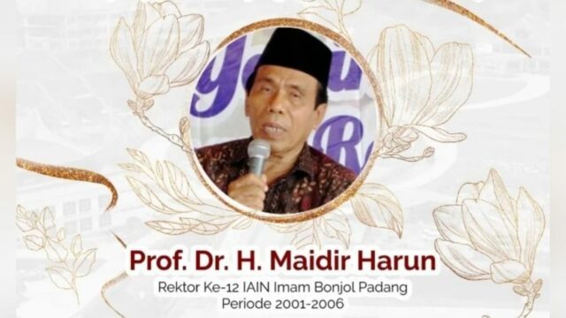 Mantan Rektor IAIN IB Maidir Harun Berpulang