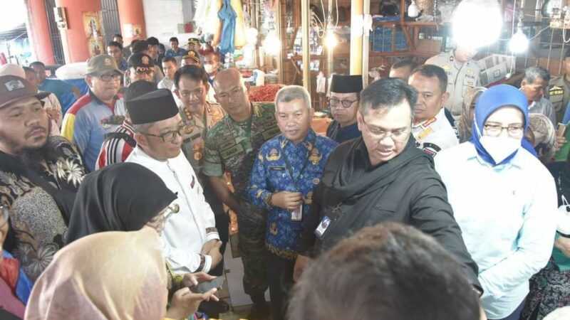 Jelang Ramadan, Wako Hendri Septa Sidak Pasar Raya