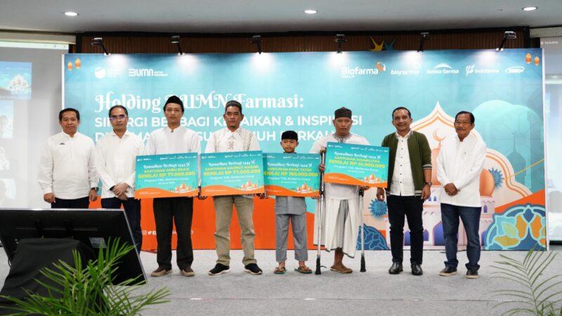 Ramadan 1444 H: Holding BUMN Farmasi Berbagi Santunan Rp365 Juta