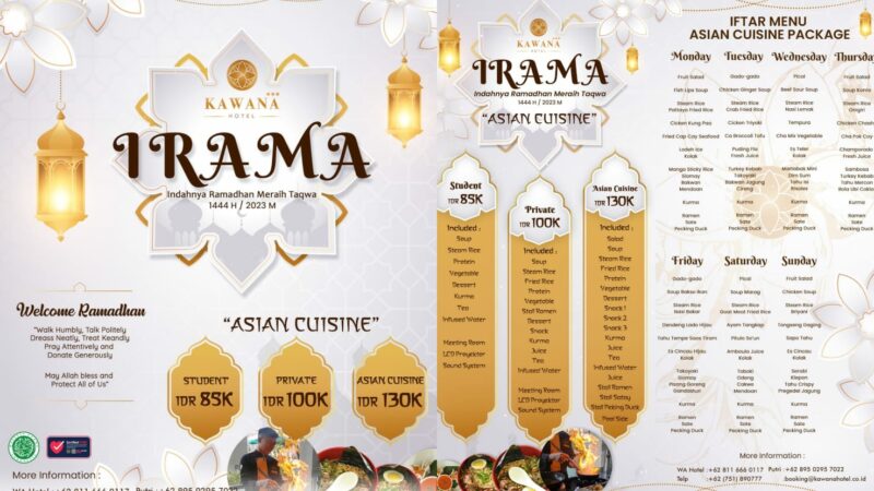 Irama Kawana Hotel Padang Sambut Ramadan 2023